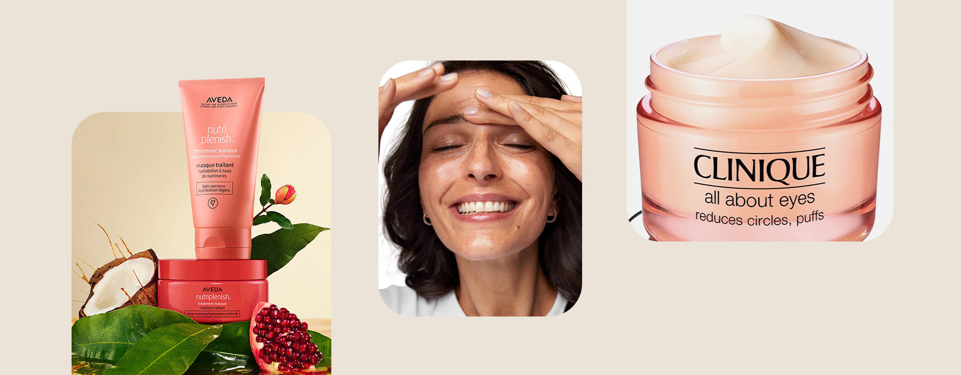 moça aplicando creme no rosto