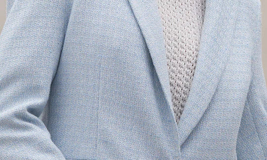 Blazer Alongado em Tweed