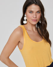 Regata Basic Viscose Lisa - Amarelo