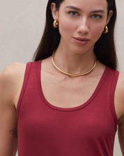 Regata Basic Viscose Lisa - Vinho
