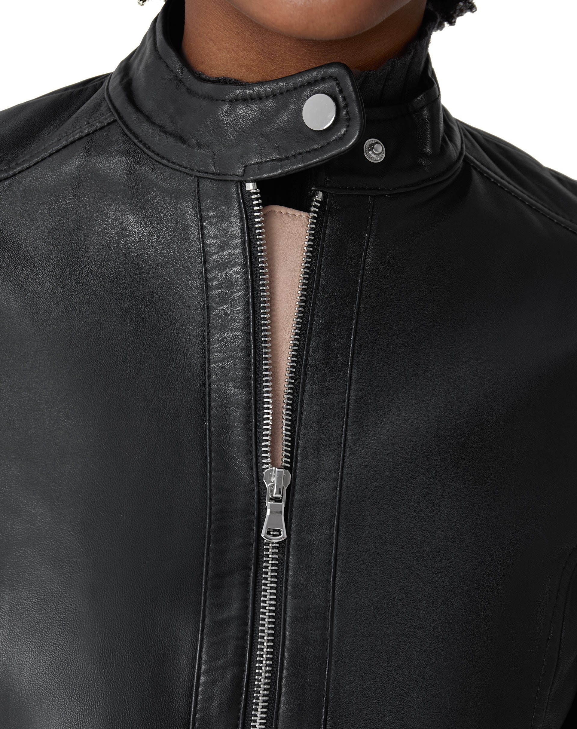 Jaqueta Couro Pelica Deluxe - Preto