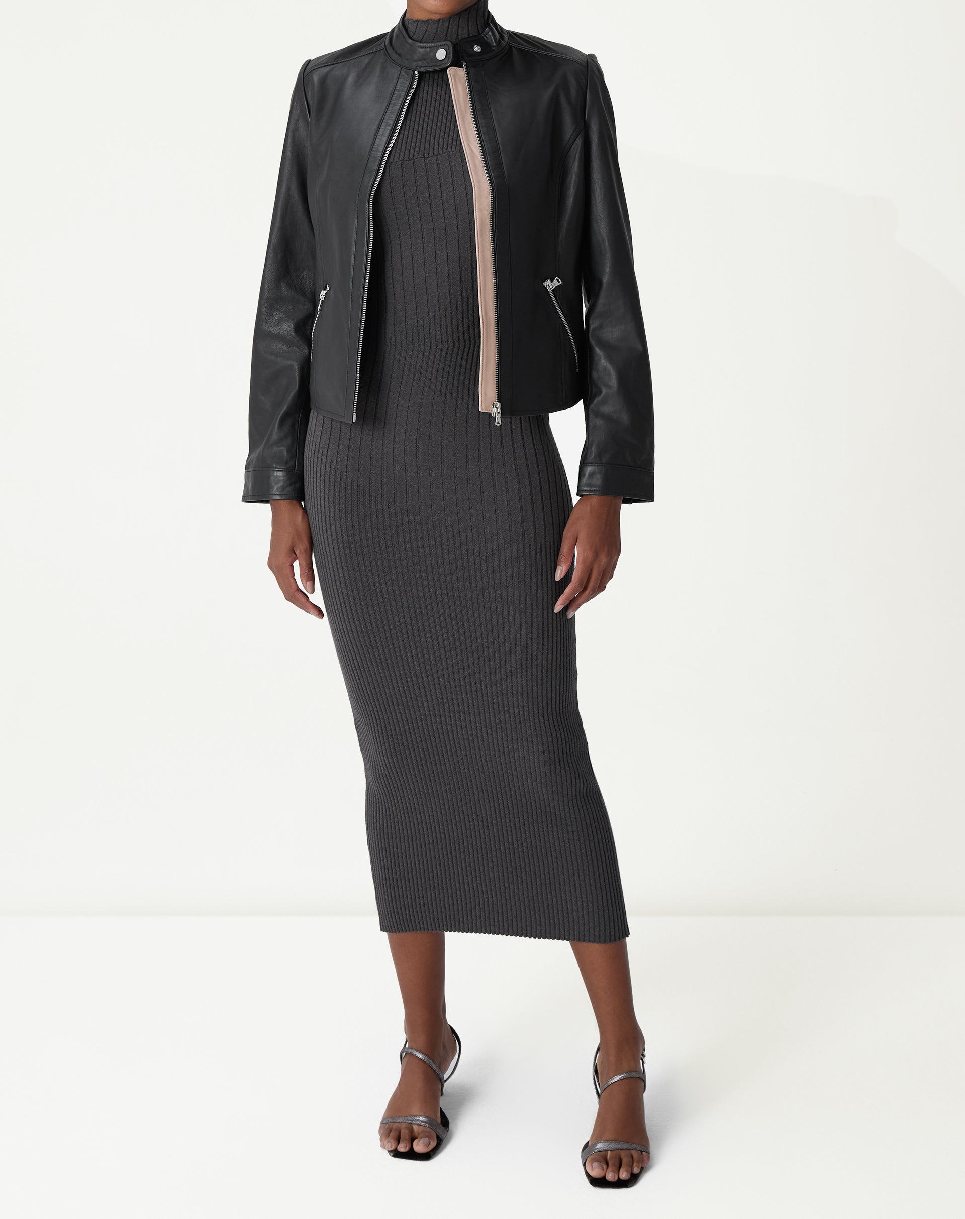 Jaqueta Couro Pelica Deluxe - Preto