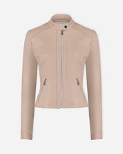 Jaqueta Couro Pelica Deluxe - Rosa Claro