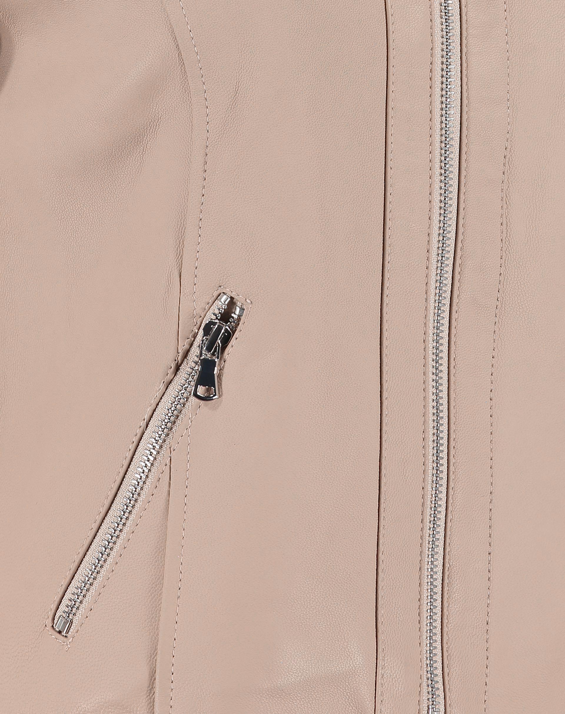 Jaqueta Couro Pelica Deluxe - Rosa Claro