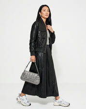 Saia Midi Statement - Preto