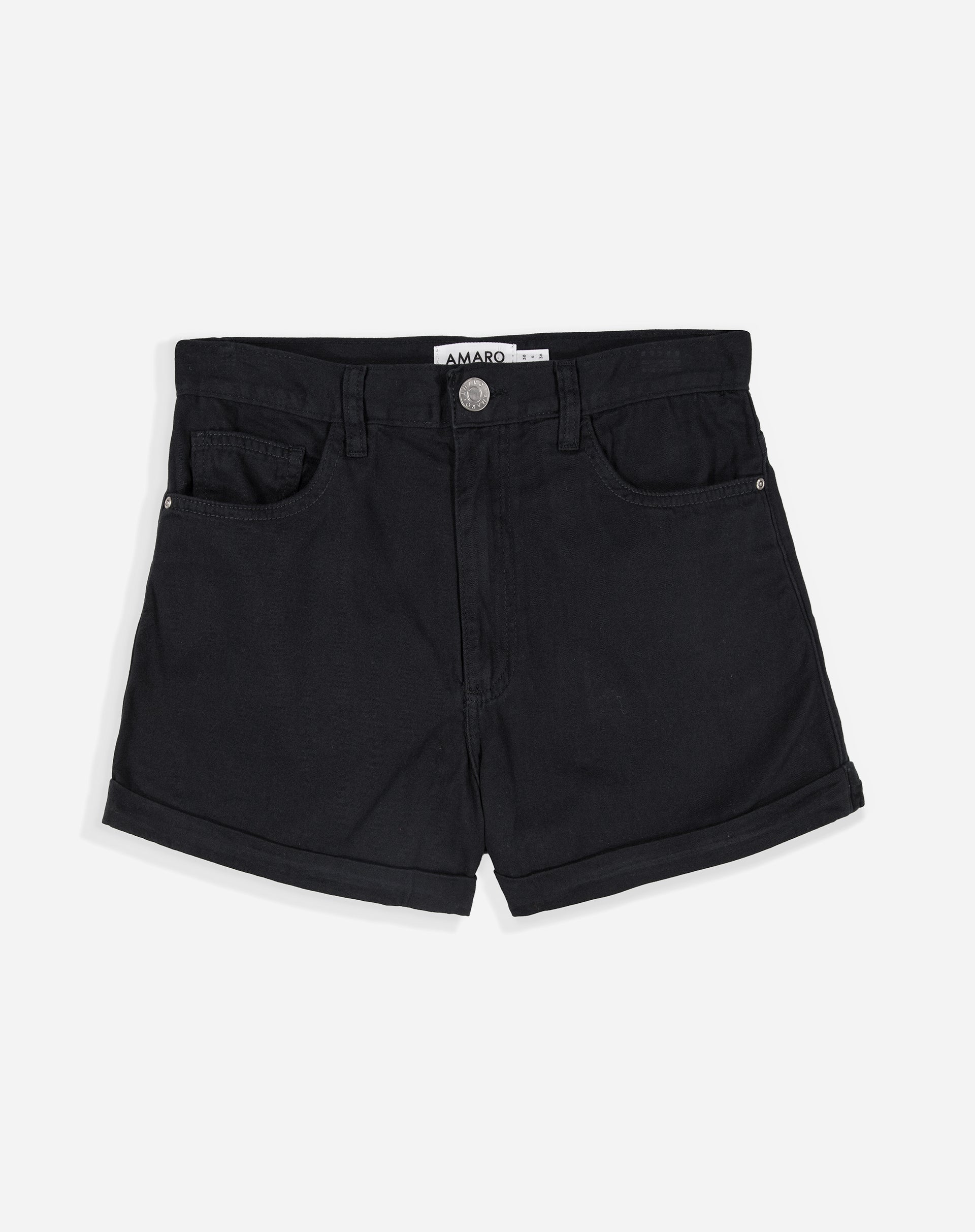 Shorts de Sarja - Preto