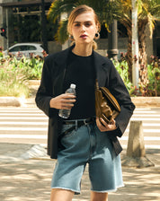 BLAZER ABOTOAMENTO DUPLO - PRETO