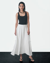 SAIA BOLSOS CARGO DE ALFAIATARIA - OFF-WHITE