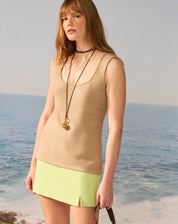 SAIA CURTA DE ALFAIATARIA - VERDE