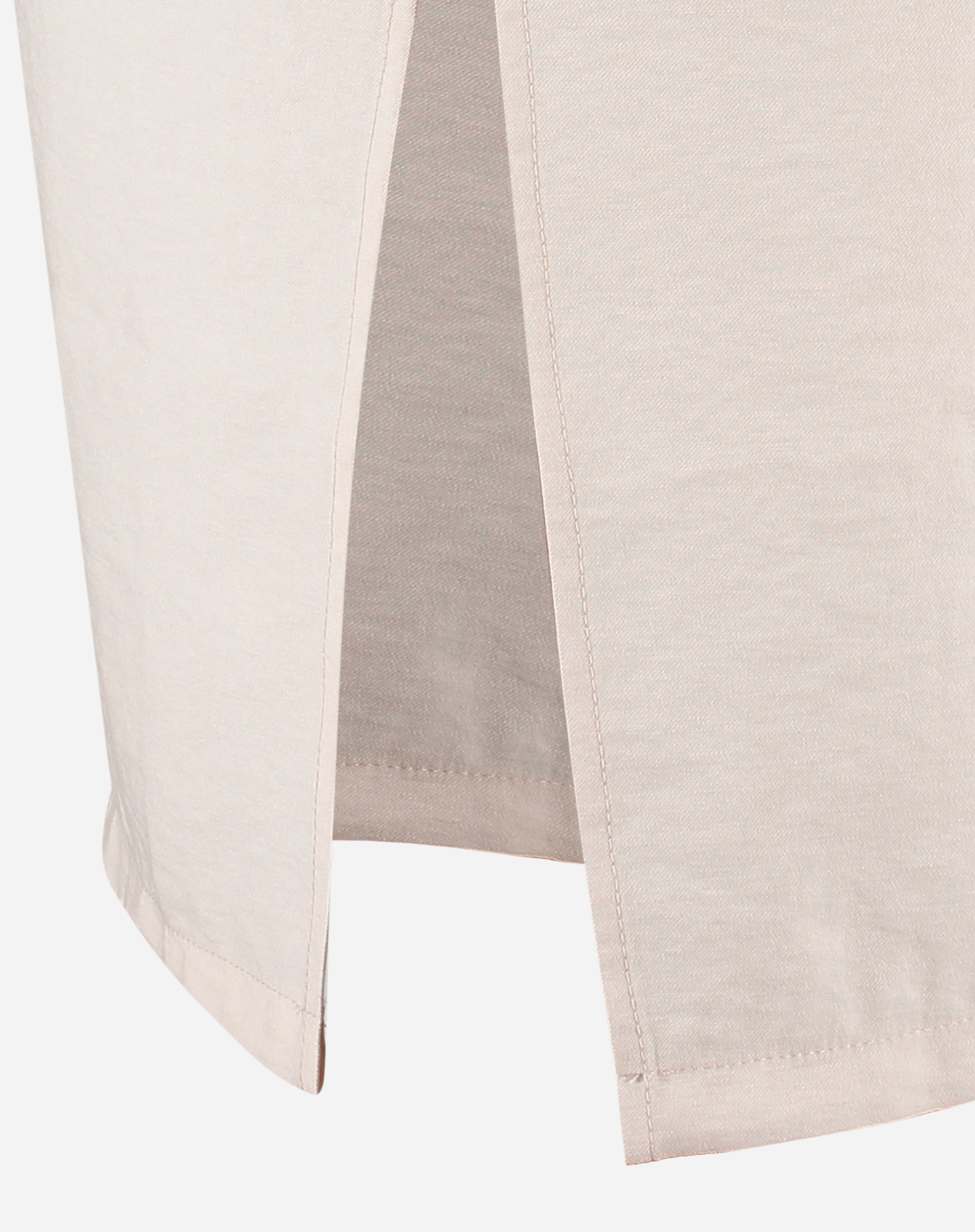 SAIA MIDI COM FENDA FRONTAL ALFAIATARIA - MANTEIGA