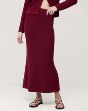 SAIA LONGA TRICOT - VERMELHO