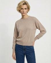 Suéter Cashmere Deluxe Gola Careca - Caqui