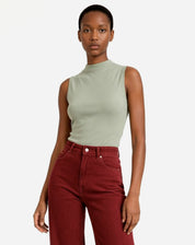 Blusa Gola Role de Malha - Verde