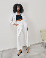 Camisa Básica Curta - Branco