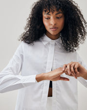 Camisa Básica Curta - Branco