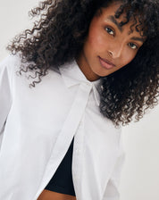 Camisa Básica Curta - Branco