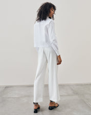 Camisa Básica Curta - Branco