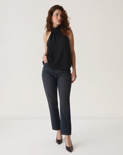 CALÇA MOM JEANS - MARROM