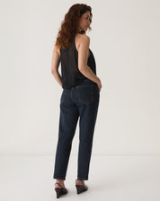 CALÇA MOM JEANS - MARROM