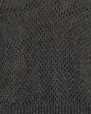 Blusa Polo de Tricot Telado - Chumbo