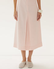 Vestido Regata Alfaiataria Midi - Rosa Claro