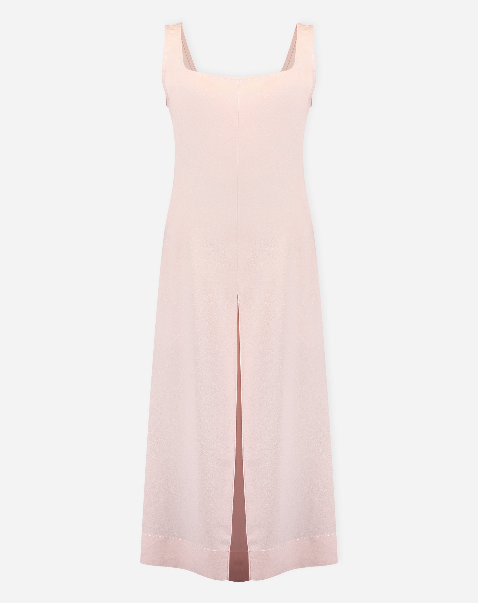 Vestido Regata Alfaiataria Midi - Rosa Claro