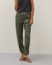 Calça Cargo de Pu - Verde Militar