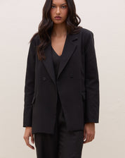 BLAZER ABOTOAMENTO DUPLO - PRETO