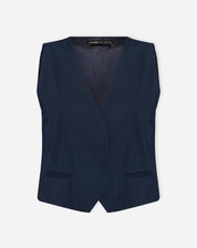 COLETE DECOTE V ALFAIATARIA - AZUL MARINHO