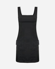 Vestido Curto Acinturado Alfaiataria - Preto