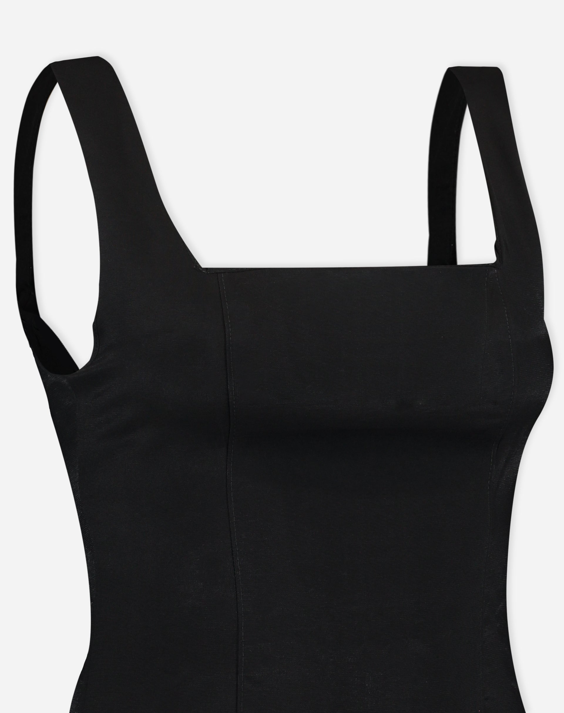 Vestido Curto Acinturado Alfaiataria - Preto