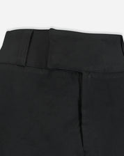 SAIA CURTA COM PASSANTES DE ALFAIATARIA - PRETO