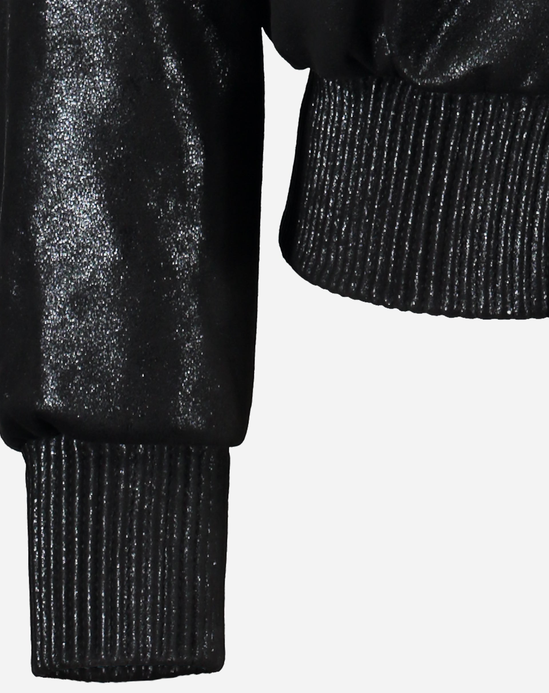 JAQUETA BOMBER METALIZADA - PRETO