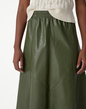 Saia Midi Statement Essential  - Verde Militar