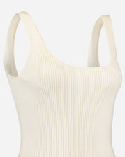 REGATA BÁSICA DECOTE U - OFF-WHITE