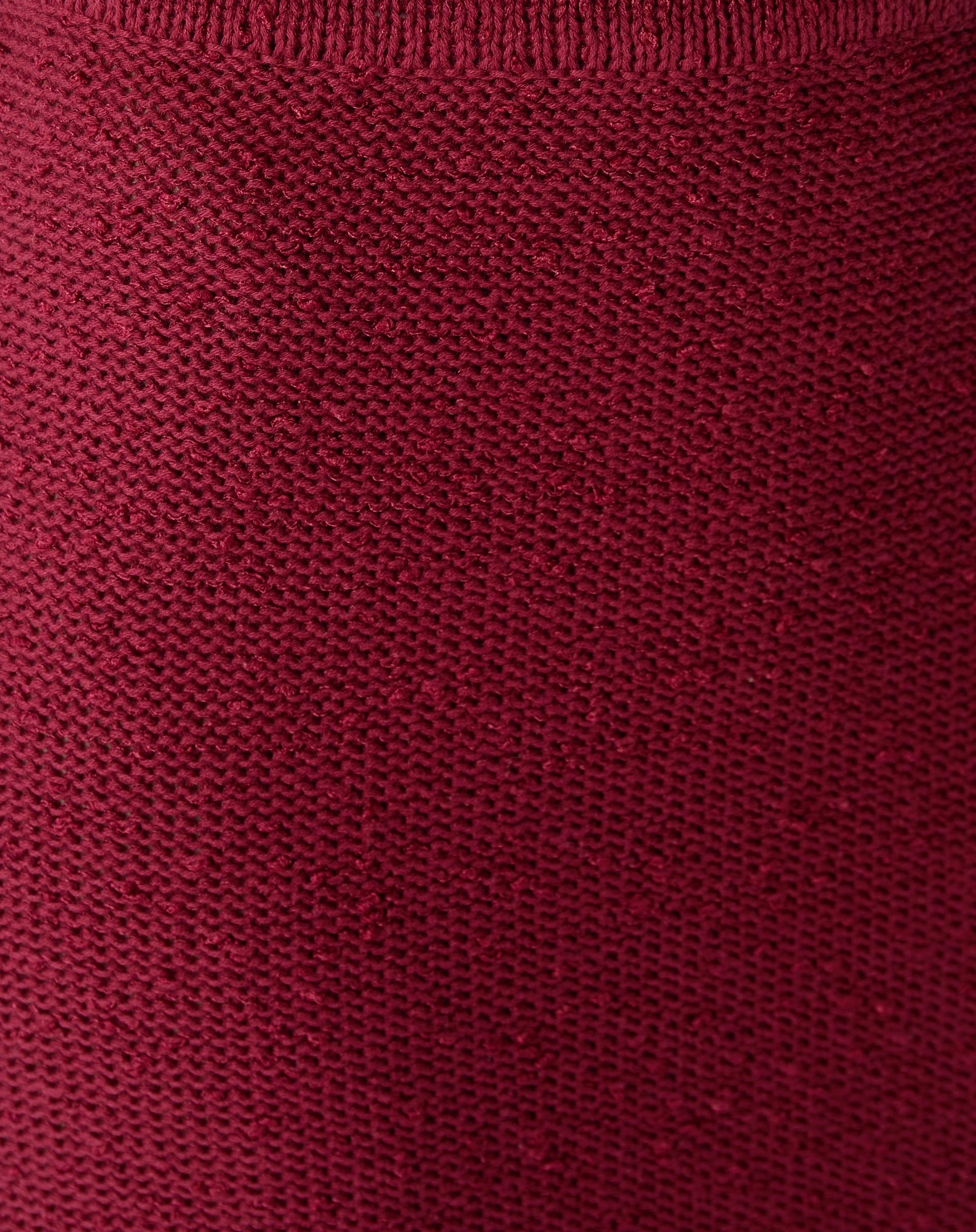 SAIA LONGA TRICOT - VERMELHO