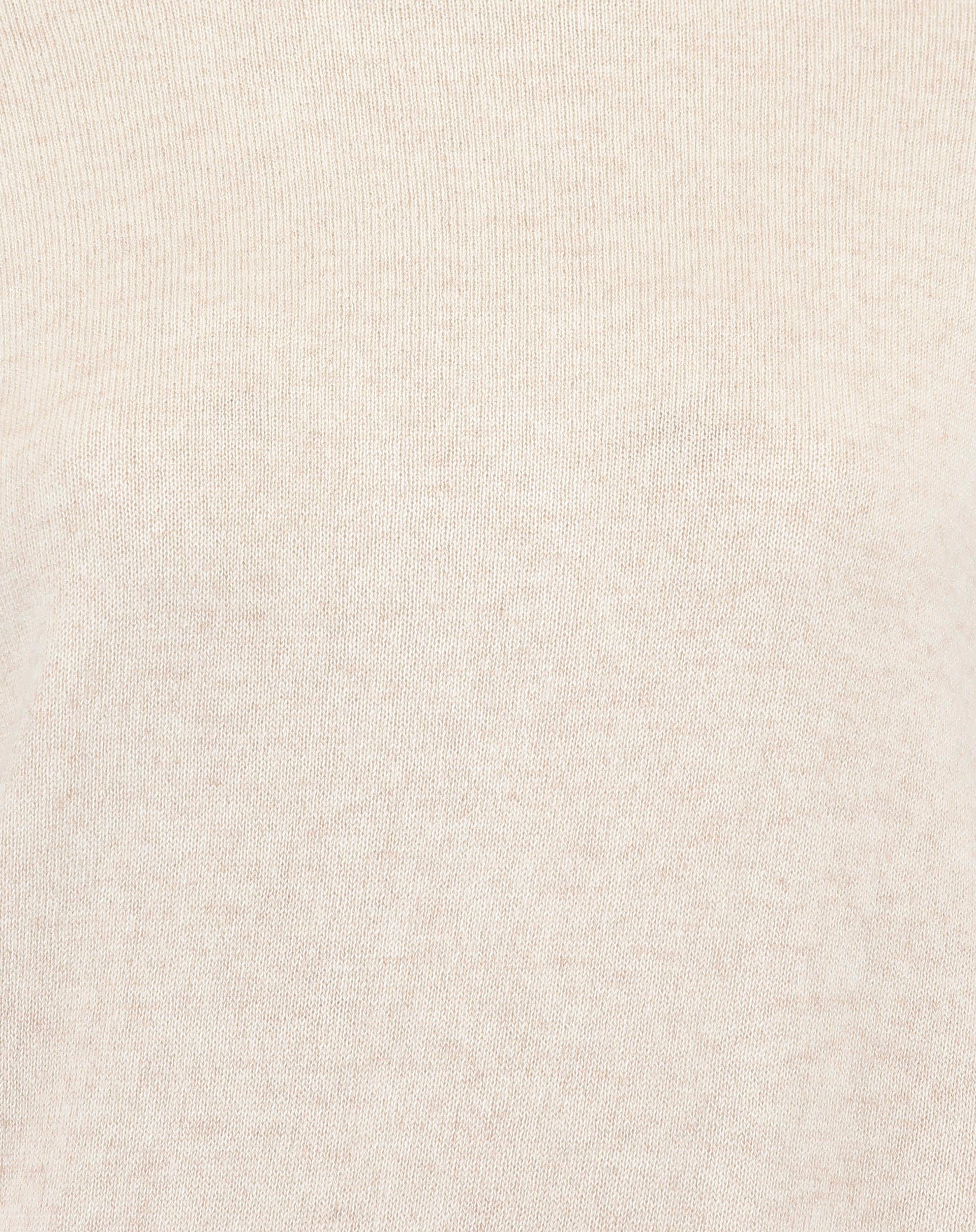 SUÉTER CASHMERE DELUXE GOLA ALTA  - AREIA