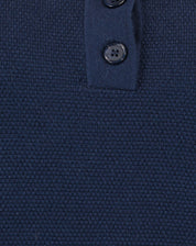 SUÉTER GOLA POLO MANGA LONGA - AZUL MARINHO