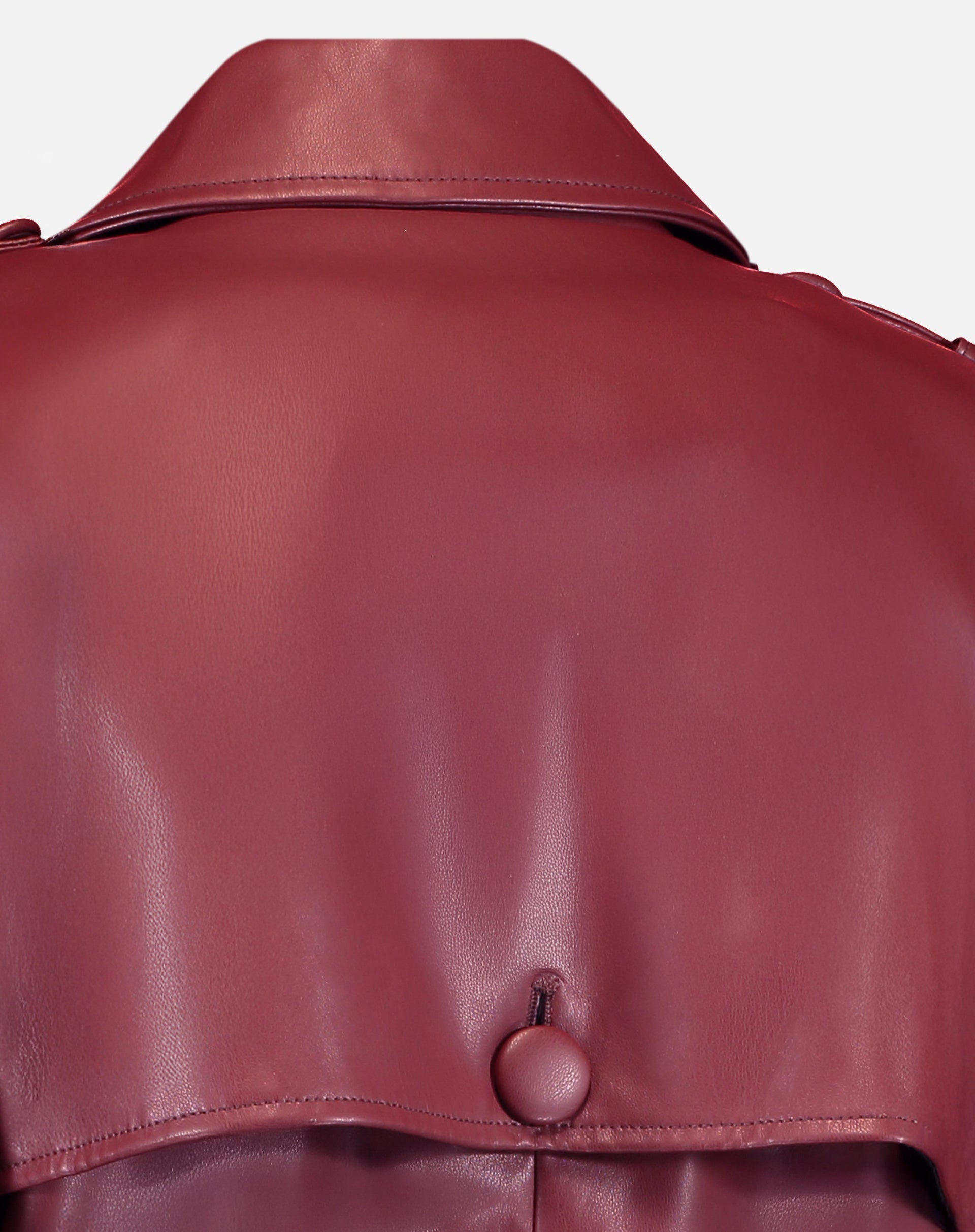 TRENCH COAT COM CINTO PU - VINHO