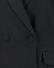 BLAZER SLIM ABOTOAMENTO DUPLO ALFAIATARIA - PRETO