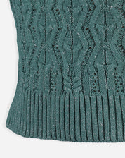 REGATA TRICOT PONTO DIFERENCIADO - VERDE