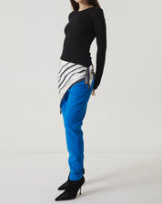 CALÇA SLIM DE ALFAIATARIA - AZUL