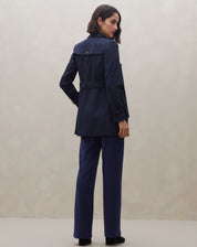 Trench Coat London Breeze - Azul Marinho