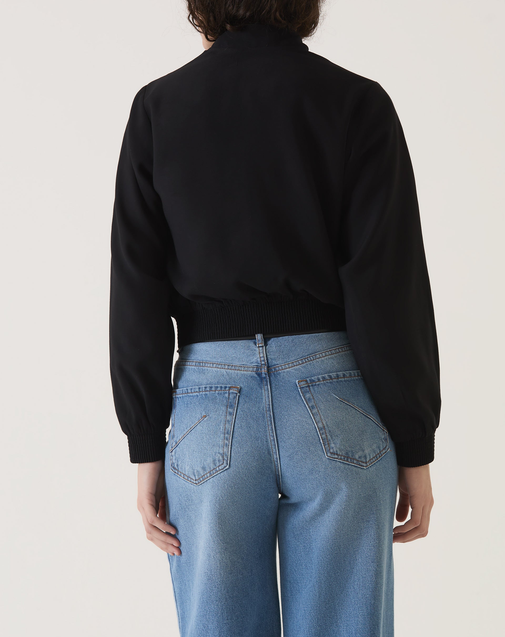 JAQUETA BOMBER DE SARJA