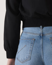 JAQUETA BOMBER DE SARJA