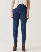 Calça Mom  Zebra Jeans - Azul Médio