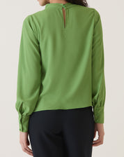 BLUSA MANGA LONGA BUFANTE - VERDE