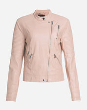 JAQUETA LEATHER SPECIAL - ROSA CLARO
