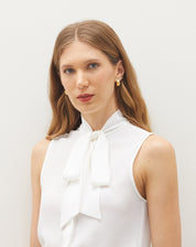 REGATA COM LAÇO NO DECOTE  - OFF-WHITE